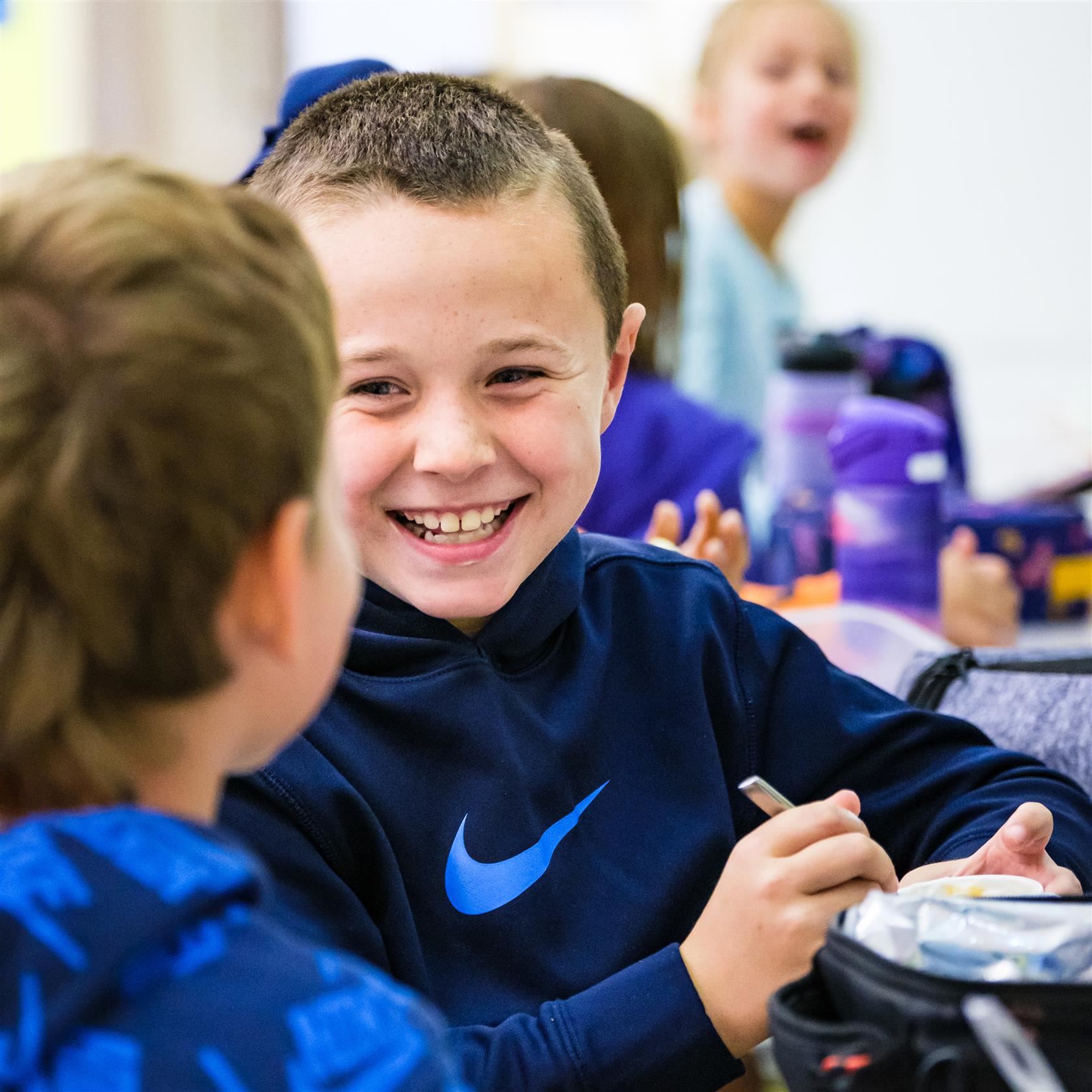 boys laughing 
